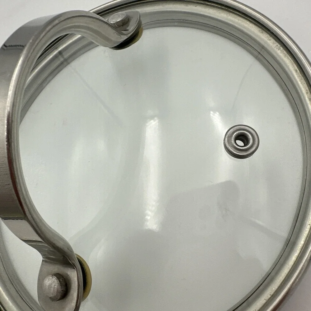 Tabletops Unltd, Professional Stainless Steel 1 Qt Sauce Pan Cookware & lid